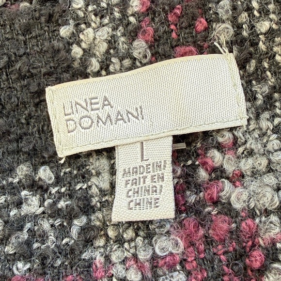 Linea Domani wool blend wrap coat jacket - Picture 3 of 16